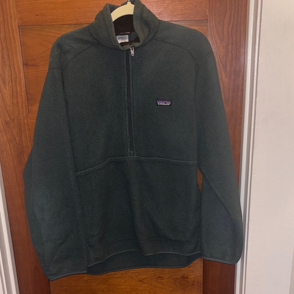Patagonia Synchilla Men's Forest/teal Zip-Up Sweater